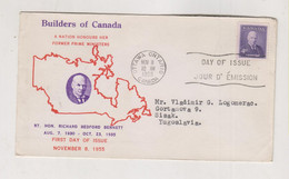 CANADA 1955  FDC Cover To Yugoslavia - Brieven En Documenten