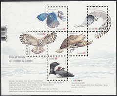Canada 2017 MNH Sc #3017 Sheet Of 5 Birds Of Canada 2 - Unused Stamps