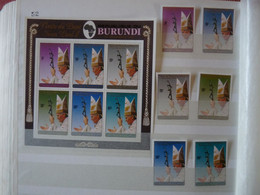 BURUNDI : 1990 :   N° 966 à 971 ** + Bloc 126**     Cat.: 60€ - Unused Stamps