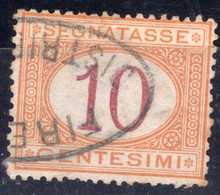Regno D'Italia (1870) Segnatasse 10 Cent. Sass. 6 Ø - Taxe