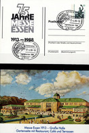 Berlin - Privatpostkarte 75 Jahre Messe Essen (MiNr: PP 109 C2/002)19888 - Siehe Scan - Cartes Postales Privées - Oblitérées