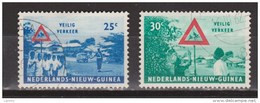 Nederlands Nieuw Guinea Dutch New Guinea 73 - 74 Used ; Veilig Verkeer, Safe Traffic 1962 - Nueva Guinea Holandesa