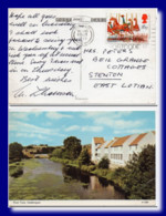 1983 UK Great Britain Postcard Haddington River Tyne Sent From Edinburgh - East Lothian