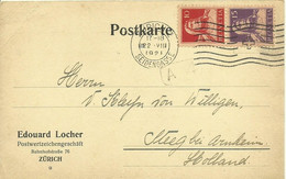 1921 Tell 10+15 Vertical Pair  Michel: 700 € , SBK 1100 CHF  Starting At 1,25 € - Se-Tenant