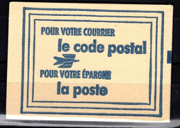 France Carnet Fermé Vignettes Code Postal Nancy 54000 - Blocs & Carnets