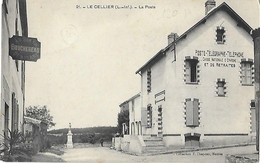 44 Loire Atlantique Le CELLIER - La Poste Télégraphe Caisse Nationale D'Epargne Et Retraite - Au Bon Débitant BOUCHEREAU - Le Cellier