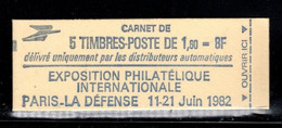France Carnet 2155 C1a Sabine De Gandon Fermé - Blocs & Carnets