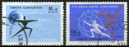 Turkey 1970 Mi 2192-2193 O, The World Fencing Championship - Used Stamps
