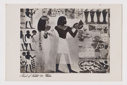 EGYPT Thebes Tomb No52 Painting Scene Vintage RPPc Photo Postcard CPA (41782) - Musées