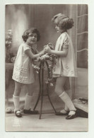 BAMBINE IN POSA PER FOTO -  FIRENZE 10 GIUGNO 1927  - NV FP - Fotografie