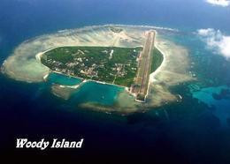 Paracel Islands Woody Island Yongxing Aerial View New Postcard - China