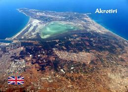 Akrotiri British Sovereign Base Aerial View Cyprus New Postcard Zypern AK - Cyprus