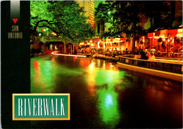 Texas San Antonio Riverwalk At Night - San Antonio