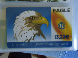 GREECE PREPAID  USED CARDS  BIRD BIRDS EAGLES - Aquile & Rapaci Diurni
