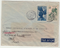 France // Ex-colonies //  A.O.F. // Sénégal // Lettre De Dakar Pour La Suisse (Bâle) - Storia Postale