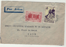 France // Ex-colonies //  A.O.F. // Sénégal // Lettre De Dakar Pour La Suisse (Bâle) - Cartas & Documentos