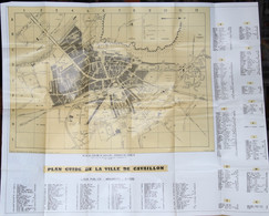 Plan Guide De La Ville De Cavaillon Avec Liste Des Rues - Edition Syndicat D'Initiative - Reiseprospekte