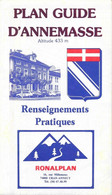 Dépliant Touristique - Plan Guide D'Annemasse (Haute Savoie) Avec Listes Des Rues 1983 - Cuadernillos Turísticos