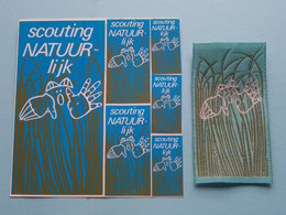 EMBLEEM / KENTEKEN + STICKERS ( SCOUTING NATUURLIJK ) SCOUTS ( Zie / See / Voir Photo ) VVKSM ! - Scouting