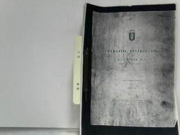 Operating Instructions For T.M.C. Power Plants - Merlin T.24-2 And 500 - T.S.D. Publication 86, Issue 3, April - Técnico