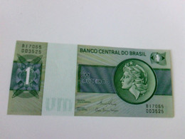 Geldschein: Banco Central Do Brasil, Um Cruzeiro - Numismatics