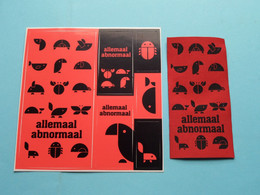 EMBLEEM / KENTEKEN + STICKERS ( ALLEMAAL ABNORMAAL ) SCOUTS ( Zie / See / Voir Photo ) VVKSM ! - Scouting