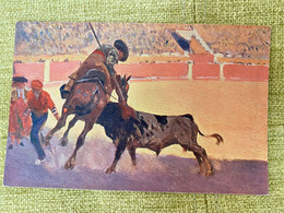 Corrida De Toros, Bull Fight, Postcard - Corrida