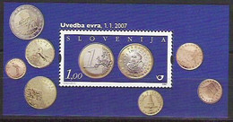 2007 Slowenien Mi.Bl. 31**MNH  Einführung Der Euro-Währung - Idee Europee