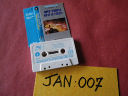 DEEP PURPLE K7 AUDIO VOIR PHOTO...ET REGARDEZ LES AUTRES (PLUSIEURS) (JAN 007) - Cassettes Audio