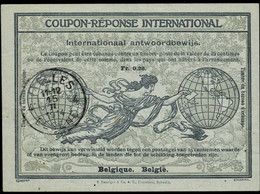 1914, IAS  0,28 Fr. , Claire Oblit. Bruxelles - 15.2.1914 ", # A6466 - International Reply Coupons