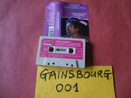 SERGE GAINSBOURG K7 AUDIO VOIR PHOTO...ET REGARDEZ LES AUTRES (PLUSIEURS) (GAINSBOURG 001) - Cassettes Audio