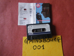 SERGE GAINSBOURG K7 AUDIO VOIR PHOTO...ET REGARDEZ LES AUTRES (PLUSIEURS) (GAINSBOURG 001) - Cassettes Audio