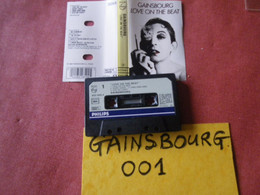 SERGE GAINSBOURG K7 AUDIO VOIR PHOTO...ET REGARDEZ LES AUTRES (PLUSIEURS) (GAINSBOURG 001) - Cassettes Audio