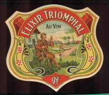 Etiquette D 'Elixir  -  Triomphal  -  JCY - Non Classificati