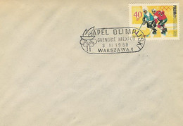 Poland Postmark D68.03.03 WARSZAWA.kop: Sport Olympic Appeal - Interi Postali