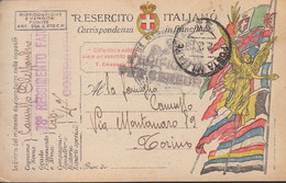 ITALIA - CARTOLINA POSTALE  In Franchigia Verificato X Censura  78 Reg. Fant. 1919 - INT 2021-19 - Ganzsachen
