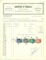 Oude Factuur Bonneterie Du Tournaisis à Frasnes-lez-Buissenal : 1949 - Vestiario & Tessile