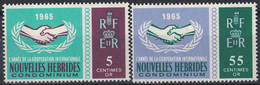 NOUVELLES HEBRIDES CONDOMINIUM - N°223 A 224 - COTE 8€50 - NEUF SANS TRACE DE CHARNIERE. - Neufs