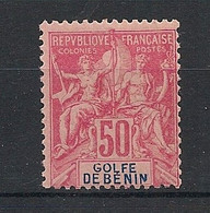BENIN - 1893 - N°Yv. 30 - Type Groupe 50c Rose - Neuf Luxe ** / MNH / Postfrisch - Unused Stamps
