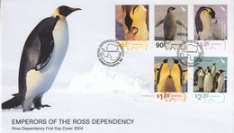 Ross Dependency 2004 Emperors Of The Ross Dependency 5v FDC (GPA124) - FDC