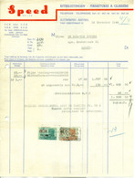 Oude Factuur NV Speed - Ritssluitingen Te Antwerpen  : 1949 - Vestiario & Tessile