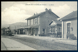 Cpa Du 69  Lamure Sur Arzergues  - Azergues  ---   La Gare JA22-36 - Lamure Sur Azergues