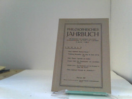 Philosophisches Jahrbuch 57. Band Heft 3 - Philosophy