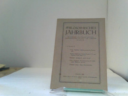 Philosophisches Jahrbuch 56. Band - Filosofía