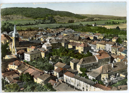 EN AVION AU DESSUS DE LAMARCHE LA ROUTE DES PROMENADES VUE AERIENNE LAPIE 1963 - Lamarche