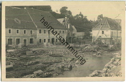 Berggiesshübel Nach Der Hochwasserkatastrophe Juli 1927 - Foto-Ansichtskarte - Bad Gottleuba-Berggiesshuebel