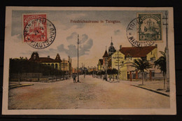 Ak 1908 Friedrichsstrasse In TSINGTAU Kiautschou China CPA Qingdao 青島市 青岛市 Tsingtao Chine Kolonie Deutsches Reich - Ehemalige Dt. Kolonien