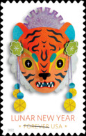 USA New ** 2022 US Lunar New Year - Year Of The Tiger  MNH (**) - Ongebruikt