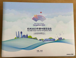 China New 2022 **  19th Asian Games Hangzhou Special S/S Pack Football , Baseball, Shooting Presentation Pack MNH (**) - Ongebruikt