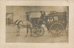 Carte Photo Attelage Cheval Diligence  Taxi Hotel St Marc - Taxis & Fiacres